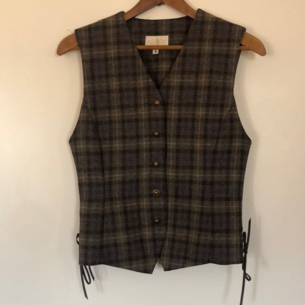 Plaid Vest